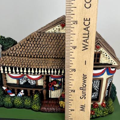 Brandywine Collectibles Stone cast 4th of July Cottage