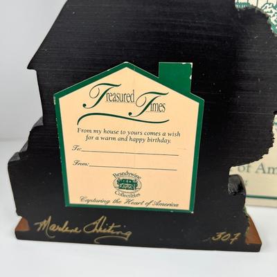 Brandywine Collectibles Stone cast Happy Birthday