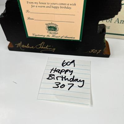 Brandywine Collectibles Stone cast Happy Birthday