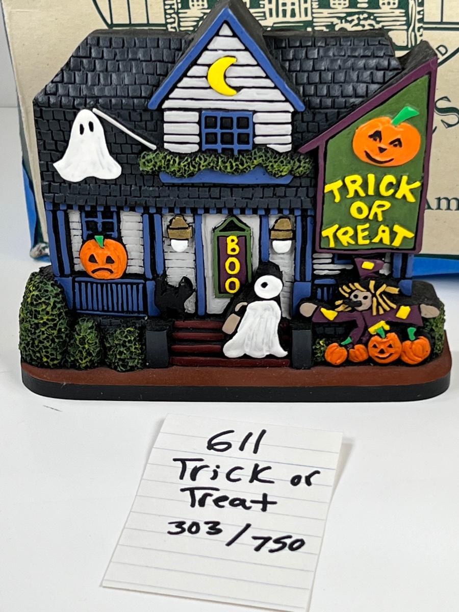 Brandywine Collectibles Stone cast Trick or Treat | EstateSales.org