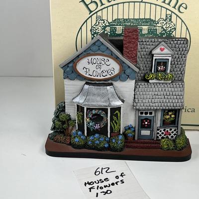 Brandywine Collectibles Stone cast House of Flowers