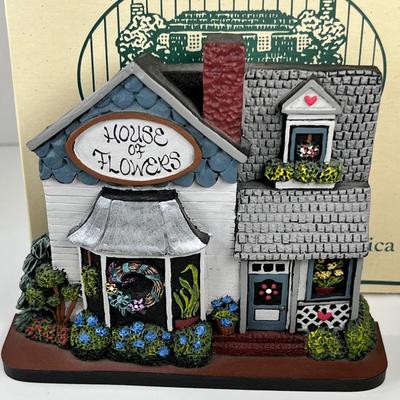 Brandywine Collectibles Stone cast House of Flowers