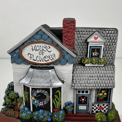 Brandywine Collectibles Stone cast House of Flowers