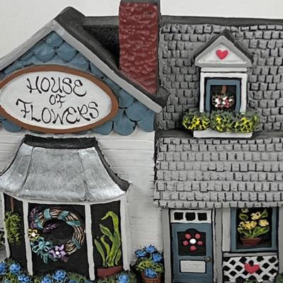 Brandywine Collectibles Stone cast House of Flowers