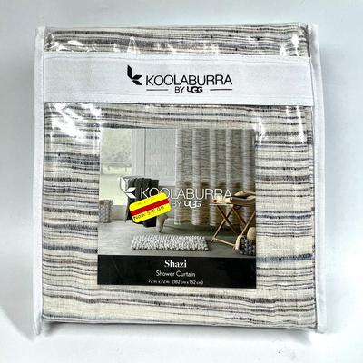 Koolaburra striped pattern shower curtain 72â€ by 72â€