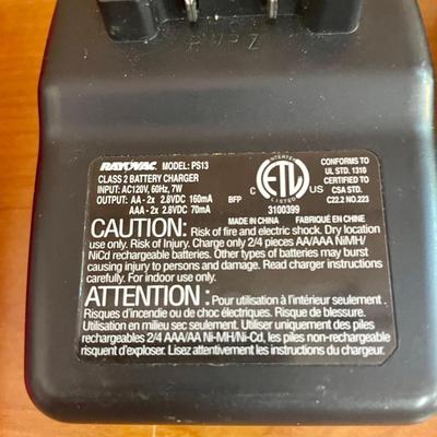 Pair of Ray-O-Vac NiCad and NIMH Battery Chargers