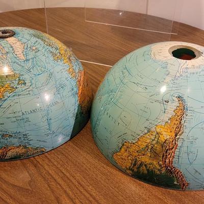 Lot 17: Vintage Globe and Globe Bowls