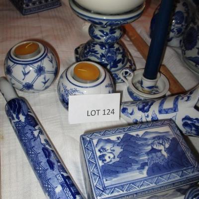Blue/White Ceramic Decor