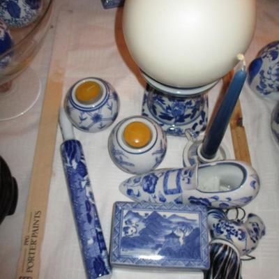 Blue/White Ceramic Decor