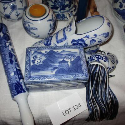 Blue/White Ceramic Decor