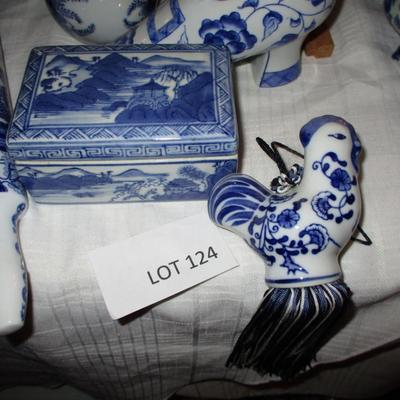 Blue/White Ceramic Decor
