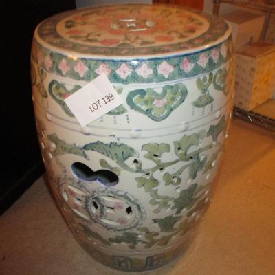 Ceramic Garden Side Table/Stool
