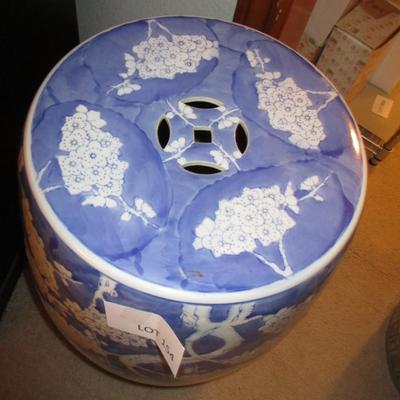 Large Ceramic Garden Side Table/Stool