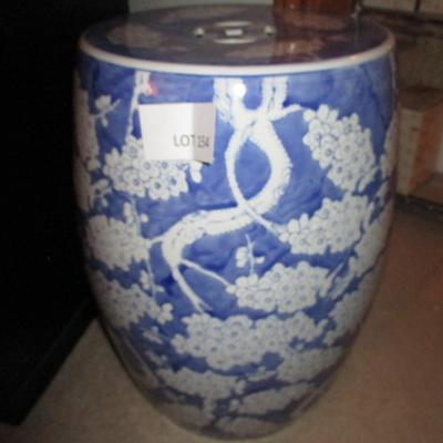Large Ceramic Garden Side Table/Stool