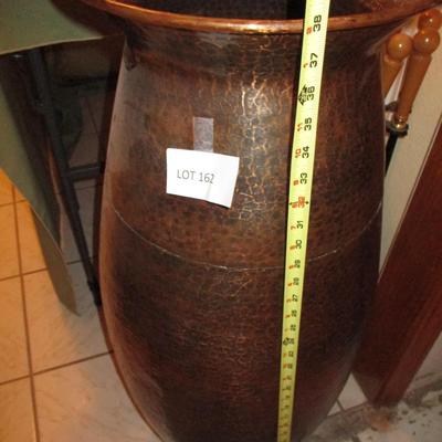 Large Aluminum Decorative Vase