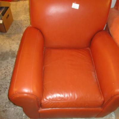 Pottery Barn Leather ArmChair