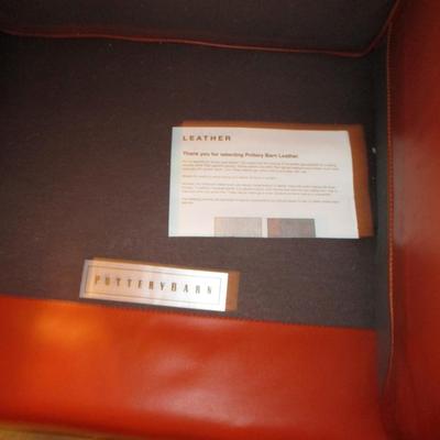 Pottery Barn Leather ArmChair