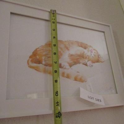 Water color Cat Art