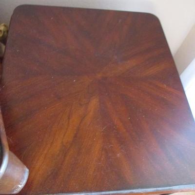 Two Vintage Mahogany End Table