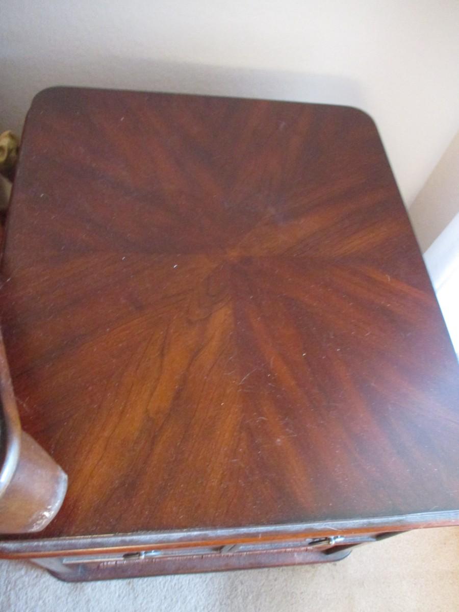 Two Vintage Mahogany End Table