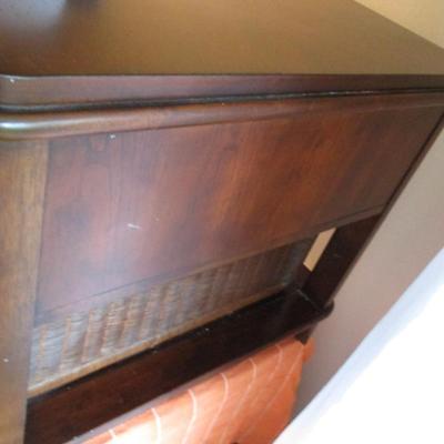 Two Vintage Mahogany End Table