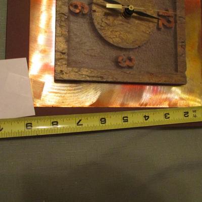 Table Lamp and Wall Clock