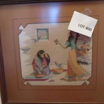 Needlepoint Native American Art