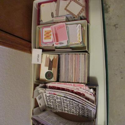 Scrapbook-Stickers/Cards