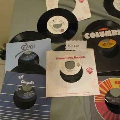 Various 45's