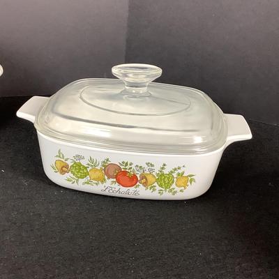 6211 Corning Ware Wildflower Casserole Dishes/ L'Echalote Casserole Dish