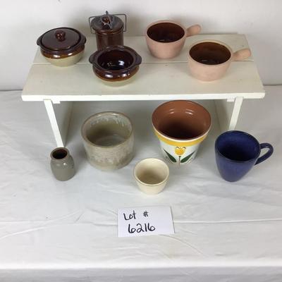 Lot. 6216. Assortment of Stoneware