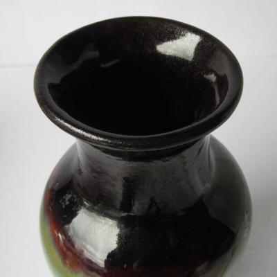 Tall Pottery Vase, Unmarked