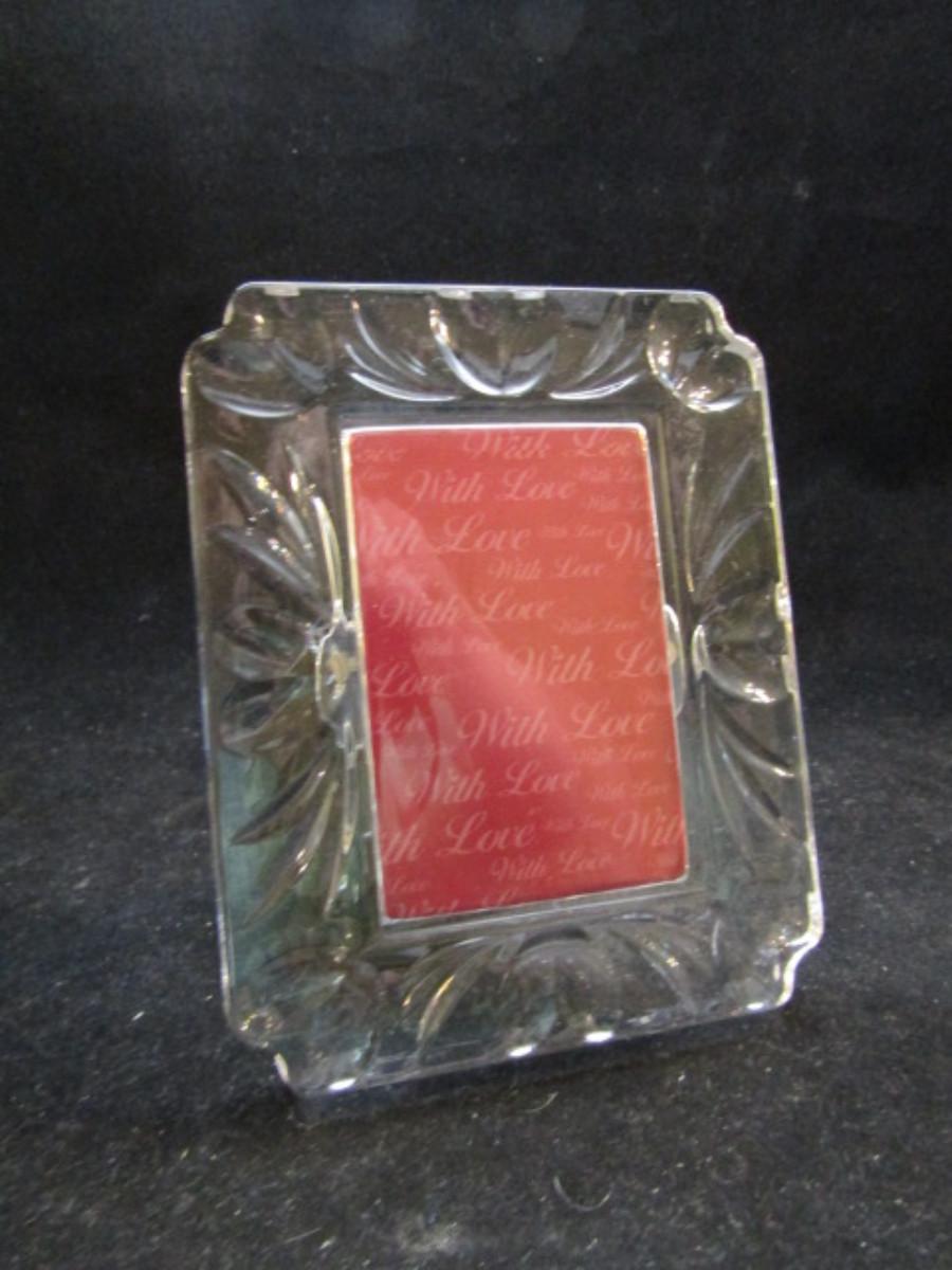 Waterford Crystal Picture Frame Holds 2" x 3" Photo (243