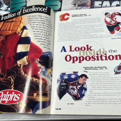 Lot of Retro NHL Mighty Ducks of Anaheim Official Magazines