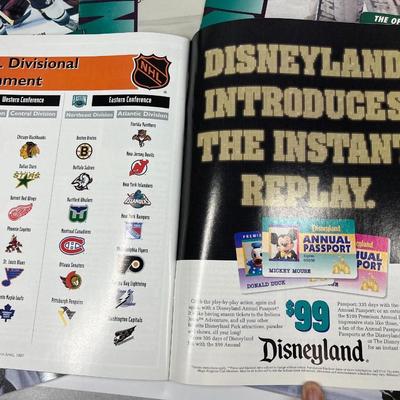 Lot of Retro NHL Mighty Ducks of Anaheim Official Magazines