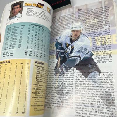 Lot of Retro NHL Hockey Books Official Yearbook of the Mighty Ducks & Los Angeles Kings