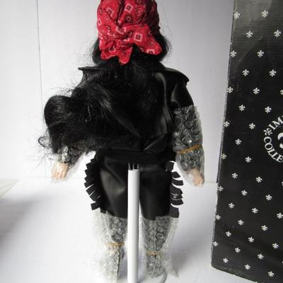 Imperial Collectibles Girl Biker Doll, #281/5000, Still in Wrapping, on Stand, Hard to Find