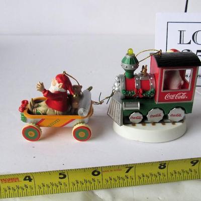 2 Nice Coca Cola Transportation Ornaments