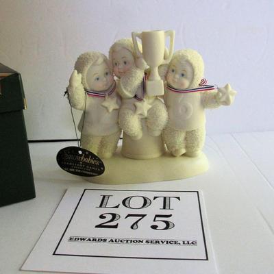 "We Are The Champions", Dept 56 Figurine Starlight Games, In Box