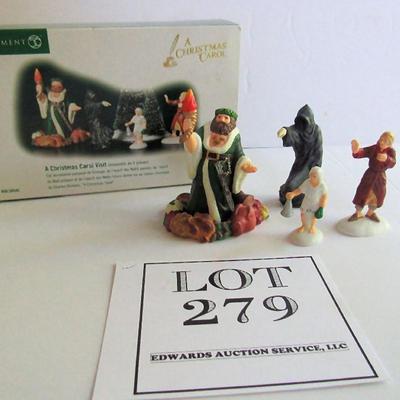Dept 56 A Christmas Carol Visit Figurines in Box