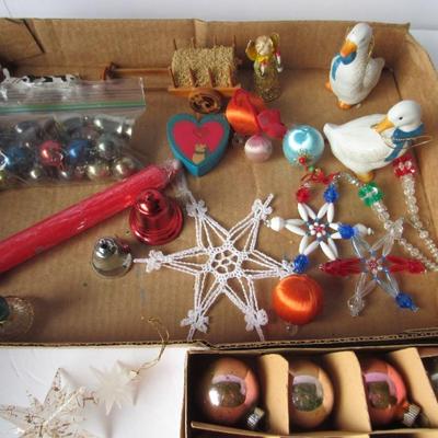 Vintage Christmas Ornament Lot