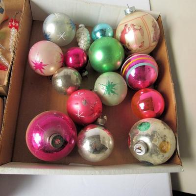 Vintage Christmas Ornament Lot