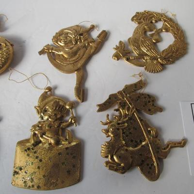 Older Plastic Figural Christmas Ornaments