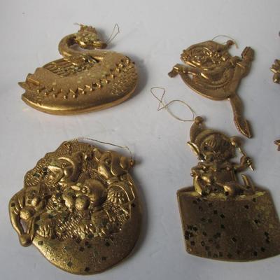 Older Plastic Figural Christmas Ornaments