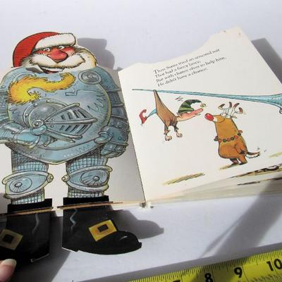 2 Nice Christmas Books: Santa's New Suit Pop Out, 1993 and Book of Santa Claus, 2002
