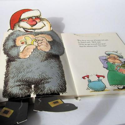 2 Nice Christmas Books: Santa's New Suit Pop Out, 1993 and Book of Santa Claus, 2002