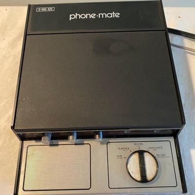 Vintage Phone Mate Message Recorder