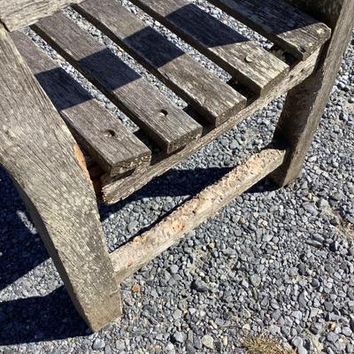 6284 Outdoor Wood Bench