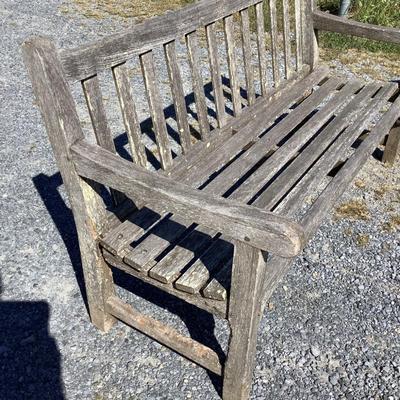 6284 Outdoor Wood Bench
