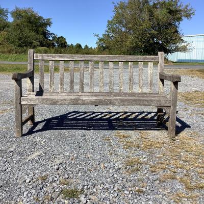 6284 Outdoor Wood Bench